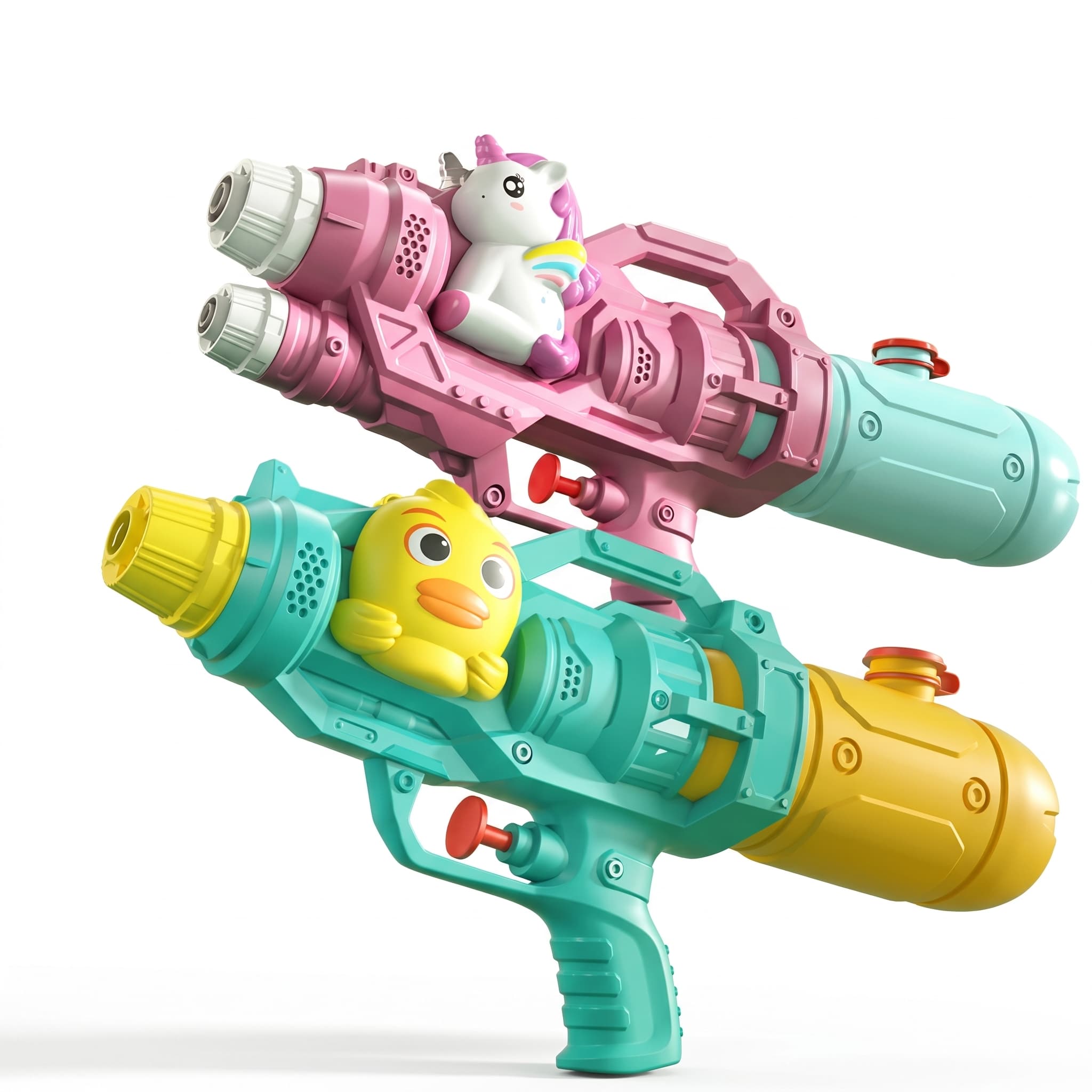 Dual-Nozzle Dino Water Gun