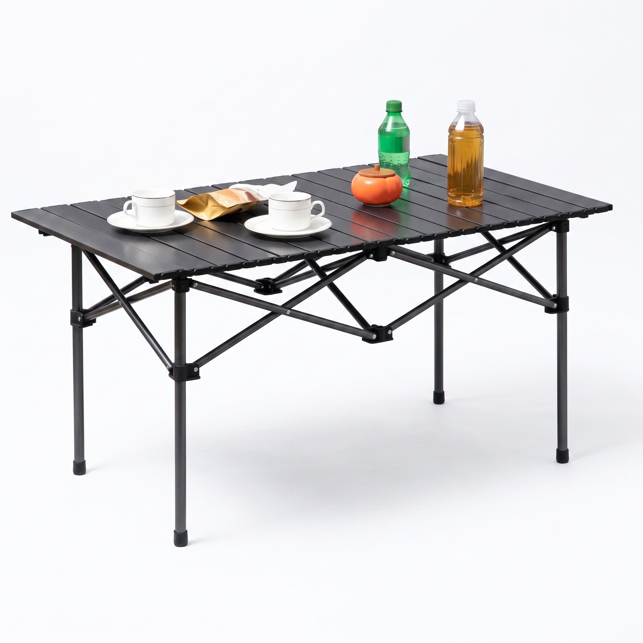 Folding Egg-Roll Camp Table