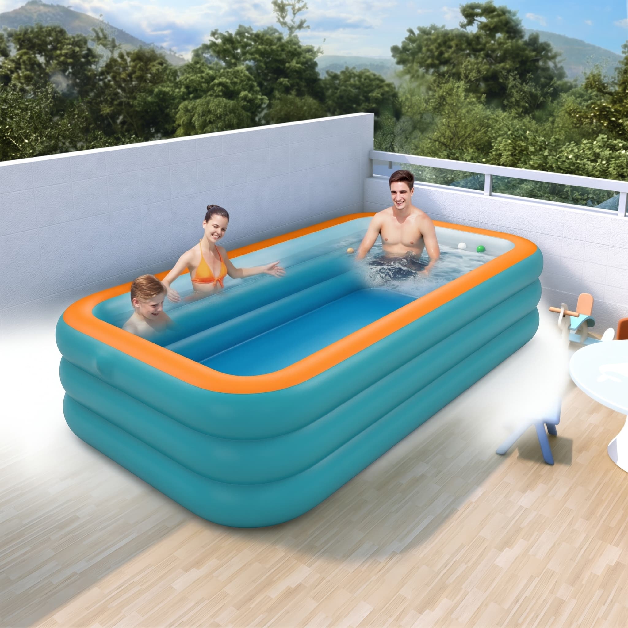 Inflatable Ball-Pit Pool