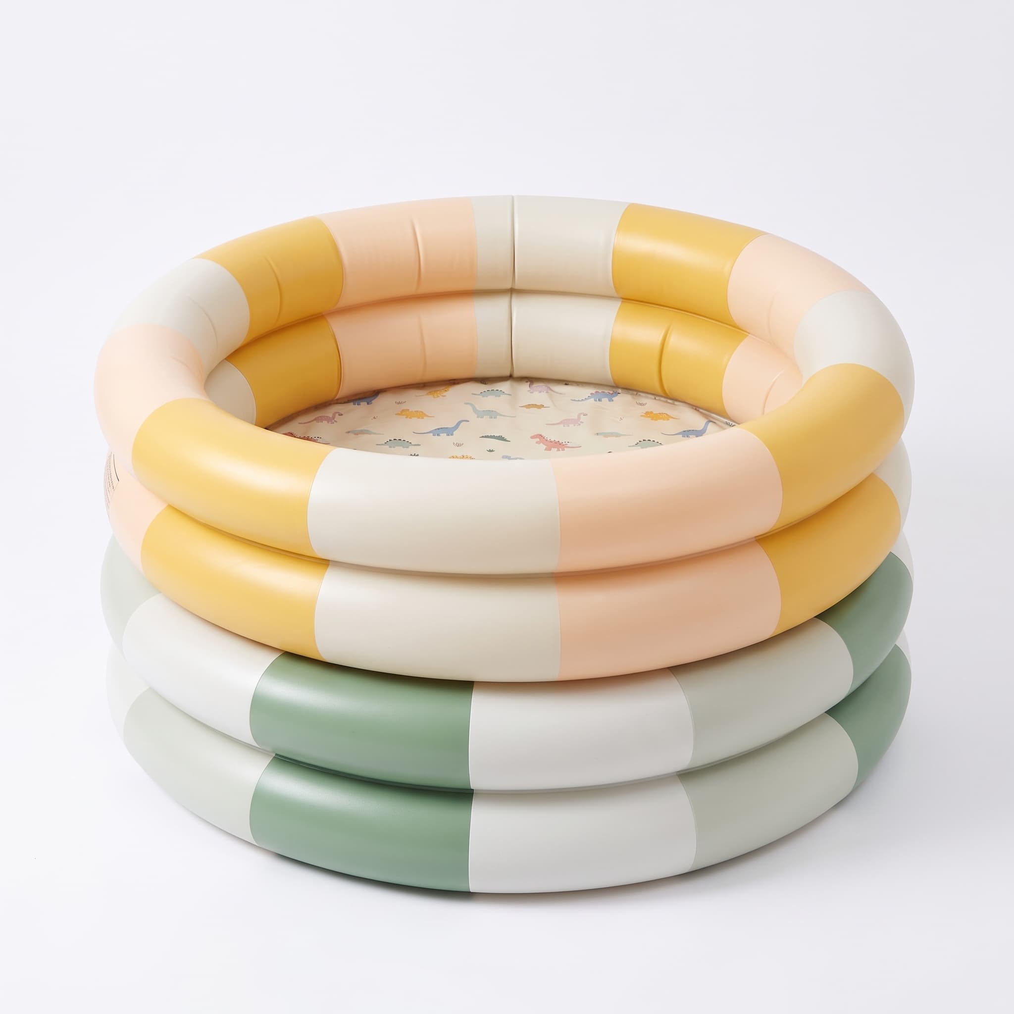 Retro Stripe Inflatable Kiddie Pool